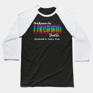 Ladybird Food Co. Rainbow Gradient Logo Baseball T-Shirt